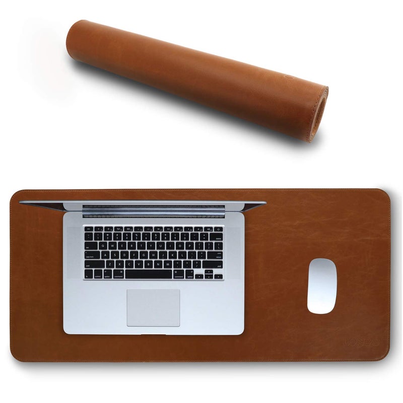 Londo Leather Extended Mouse Pad â€“ Large Desk Mat for Office & Gaming, Smooth Writing Surface, Non-Slip Base, Durable & Stylish Workspace Accessory - Image 1